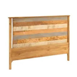 Cabezal de Madera Maciza de Mango 165 cm Gris GABAR 10712 - Estancias