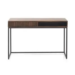 Escritorio con Cajón de Madera de Mango y Base Metálica GABAR 10816 - Muebles
