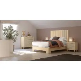 Conjunto de dormitorio Jordan Evo en blanco y perla Nº 19 - Estancias