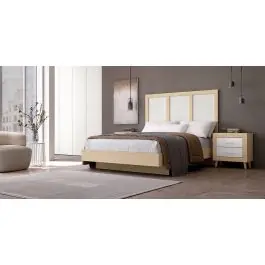 Conjunto de Dormitorio JORDAN EVO Color Blanco y Roble Nº 29 - Estancias