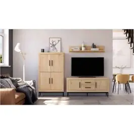 Conjunto de Salón MOON EVO Acabado Roble Nº 23 - Estancias