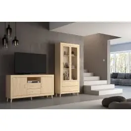Composición de salón MOON EVO alpin de Melamina Nº 56 - Estancias
