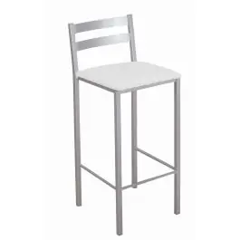 Taburete Alto con Reposapiés de Aluminio 797/AL - Muebles