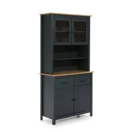 Vitrina Alta de Madera MIRANDA - Muebles