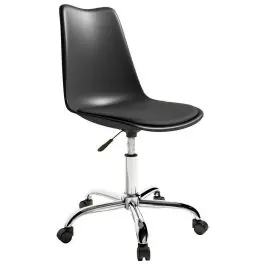 Silla de oficina con patas cromadas BREMEN - Sillas