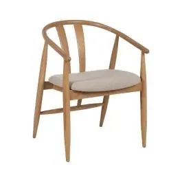 Silla de Comedor con Respaldo y Asiento Tapizado 61122 - Sillas
