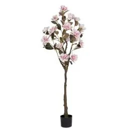 Planta artificial decorativa MAGNOLIA ROSA 612428 - Decoración