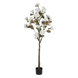 Planta artificial decorativa MAGNOLIA BLANCO 612429 - Decoración