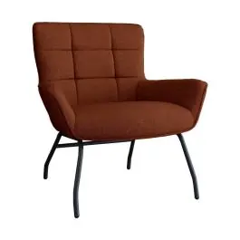 Butaca Fija Tapizada con Estructura de Metal DALIA CG1722 - Sillones