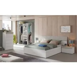 Conjunto de Dormitorio TEKKAN de un Cabezal con 2 mesitas 0L6096A - Estancias