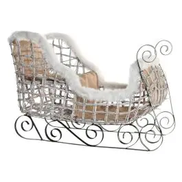Trineo de Papa Noel color Blanco con Luces Led - Navidad