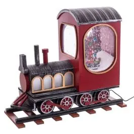 Cabina de Tren Navideño con Sonido y Luces - Navidad