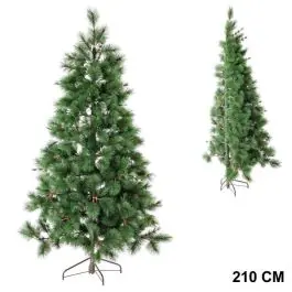 Árbol de Navidad de Pared 210 cm con 424 Ramas Aguja 117461