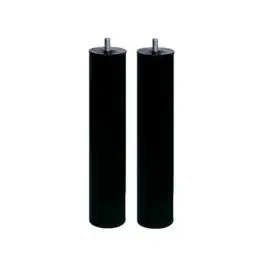 Juego de 2 Patas color Negro para Base Tapizada JP28000.002.253 - Descanso