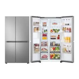 Frigorífico Side by Side LG Inox Antihuellas 634L Inverter GSBC40PYPE - Electrodomésticos