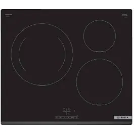 Placa Inducción BOSCH 3 Zonas 28cm TouchSelect PUJ631BB5E - Electrodomésticos