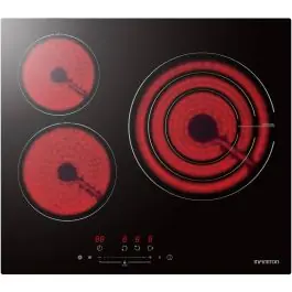 Placa de Vitrocerámica INFINITON 3 Zonas 60cm VIT3SN30 - Electrodomésticos