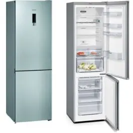 Frigorífico Combi Siemens Acero Antihuellas NoFrost 366L KG39NXIEA - Electrodomésticos