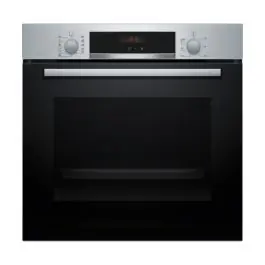 Horno pirolítico Bosch 71L cristal negro inox A HBA574ES3 - Electrodomésticos