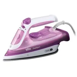 Plancha Braun 2400W Vapor SuperCeramic 3D Rosa FI3124PU - Pequeños Electrodomésticos