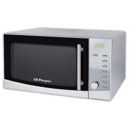 Microondas Orbegozo 34L Grill Acero MIG 3420 MIG3420 - Pequeños Electrodomésticos