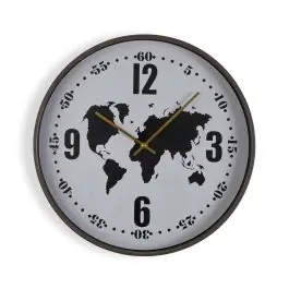 Reloj de Pared 40,6 cm Mapa 18190328 - Decoración