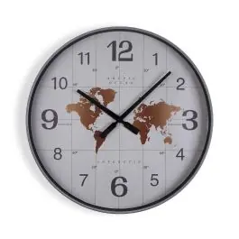 Reloj de Pared 50,8 cm Mapa 18190327 - Decoración