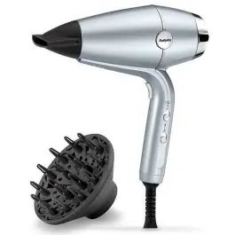 Secador Babyliss 2100W Gris Difusor Hydro Fusion D773DE - Belleza y Salud