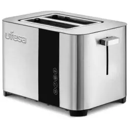 Tostador UFESA 2 Ranuras Cortas Digital Acero Inoxidable 850 W DUODELUX - Pequeños Electrodomésticos