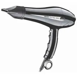 Secador HAEGER Pro Hair 2300 W con Difusor y Boquilla Fina HD230011B - Belleza y Salud