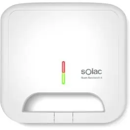 Sandwichera SOLAC 2 Cavidades Blanca SD5054 - Pequeños Electrodomésticos