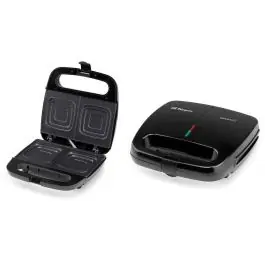 Sandwichera Orbegozo Antiadherente 700W Negra SW4910 - Pequeños Electrodomésticos