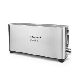 Tostador Orbegozo 1 Ranura Larga Inox 1000W TO6030 - Pequeños Electrodomésticos