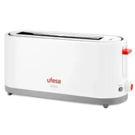 Tostador UFESA 1 Ranura Larga Boca Ancha 900w Blanco TT7365 - Pequeños Electrodomésticos