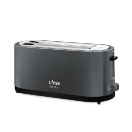 Tostadora de 2 Ranuras Largas 1400W con 7 Niveles UFESA TT7575 - Pequeños Electrodomésticos