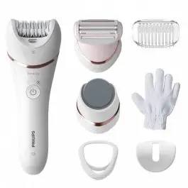Depiladora Philips Serie 8000 Wet&Dry BRE730 - Belleza y Salud