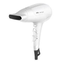 Secador BRAUN 2000 W Blanco Ionico HD380 - Belleza y Salud