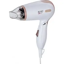 Secador de pelo JATA viaje 1200W plegable difusor blanco SC47B - Belleza y Salud