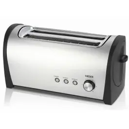 Tostador HAEGER 2 Ranuras Largas Inox Desayuno Plus Multifunción TO14D010A - Pequeños Electrodomésticos