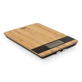 Balanza PRINCESS de Cocina 5 Kgs Bambu 492944 - Pequeños Electrodomésticos
