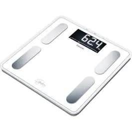Báscula BEURER Baño Diagnostica Cristal Hasta 200kg BF400BLANCA - Belleza y Salud