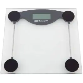 Báscula de Baño Orbegozo Cristal Electrónica 150kg PB2211 - Belleza y Salud