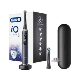 Cepillo de Dientes ORAL B IO 8S Eléctrico Negro BRAUN IO8S - Belleza y Salud