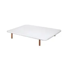 Divanlín Base Tapizada Blanco 135x200 cm DL27053 - Descanso
