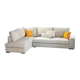 Sofá Chaise Longue Izquierda Tapizado en Tela HORUS - Sofás