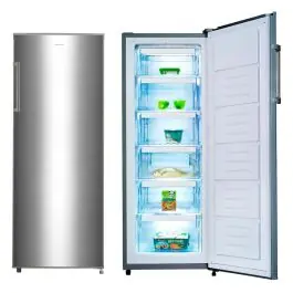 Congelador Vertical INFINITON 143cm Inox E CV172L14XEV - Electrodomésticos