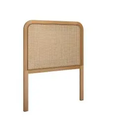 Cabezal de cama de madera de fresno con ratán RIAS 100 cm CG1925FR - Estancias