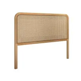 Cabezal de cama de madera de fresno con ratán RIAS 160 cm CG1925FR - Estancias