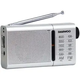 Radio Portátil DAEWOOPlateada DW1037 - TV y Electrónica