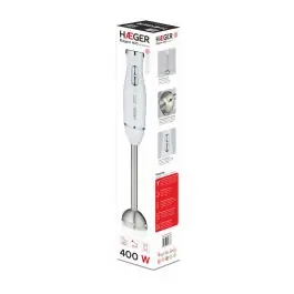 Batidora De Mano HAEGER 400 W Blanca Elegant HB400021A - Pequeños Electrodomésticos